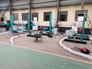 壓力容器內(nèi)部打磨拋光機(jī)除塵案例